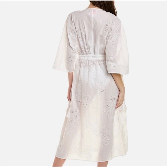 Solid & Striped The Kaftan Maxi Dress Size M White Swim Coverup - Picture 3 of 11